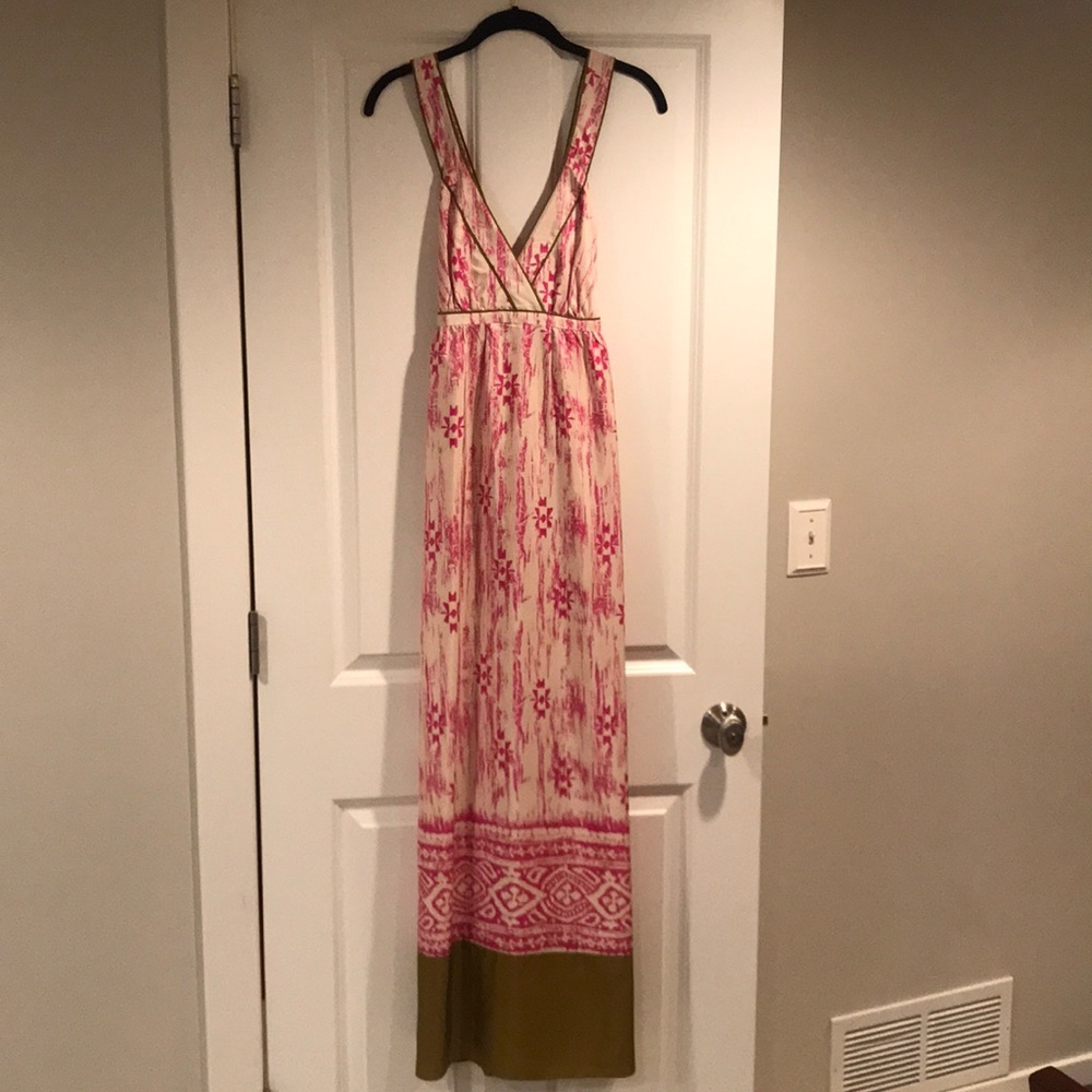 Ann Taylor Silk Maxi Dress
